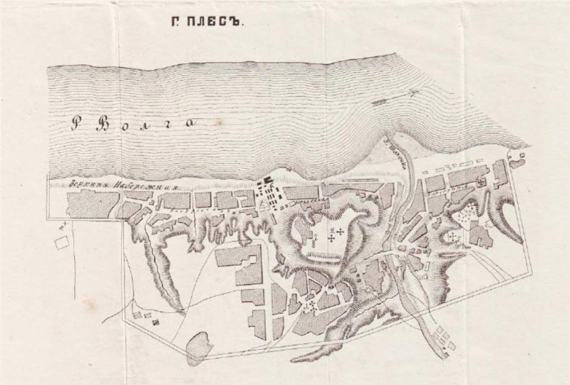 Историческая карта Плёса